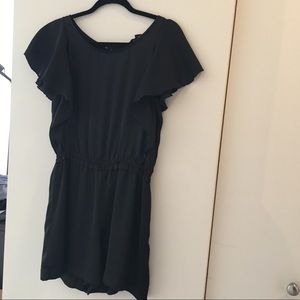 Black short-sleeved H&M romper